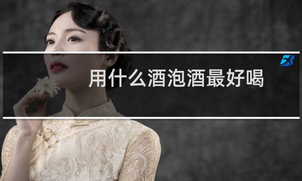 用什么酒泡酒最好喝