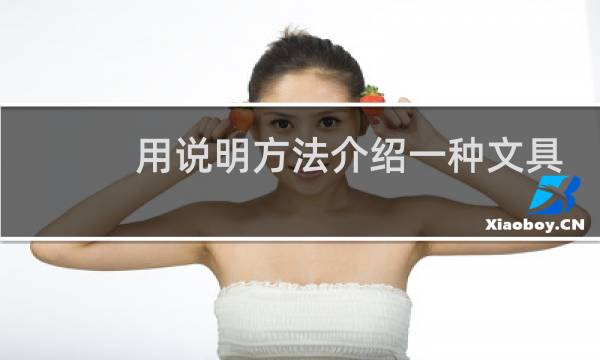 用说明方法介绍一种文具