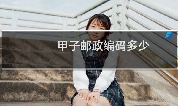 甲子邮政编码多少