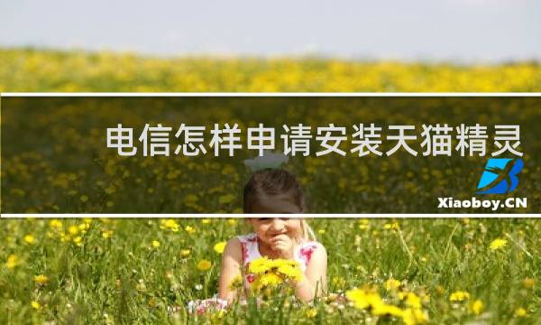 电信怎样申请安装天猫精灵