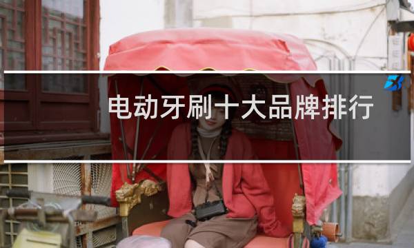 电动牙刷十大品牌排行