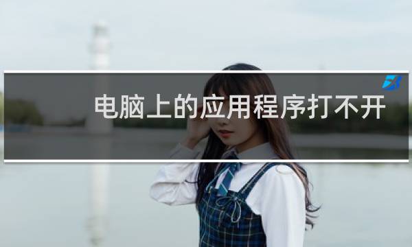 电脑上的应用程序打不开