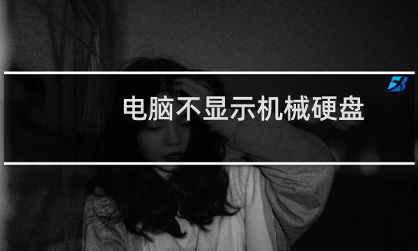 电脑不显示机械硬盘