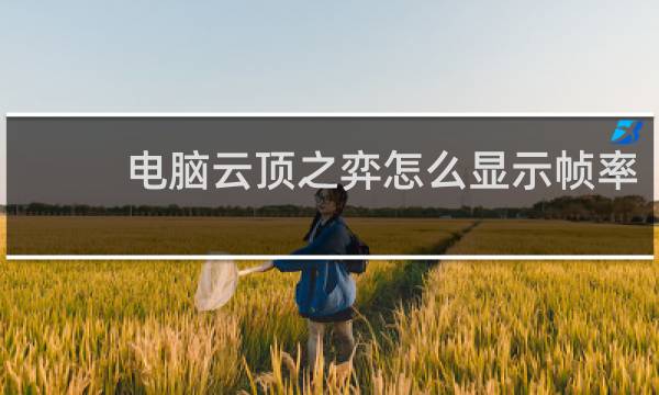 电脑云顶之弈怎么显示帧率