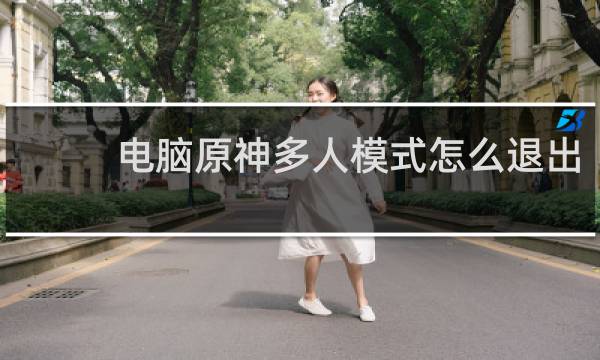 电脑原神多人模式怎么退出