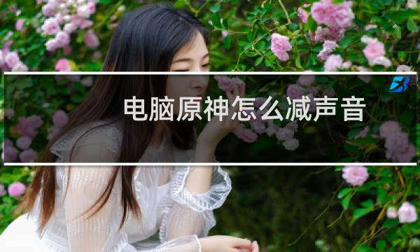 电脑原神怎么减声音