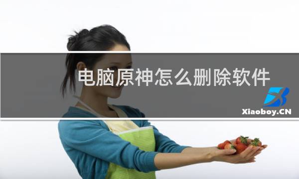 电脑原神怎么删除软件