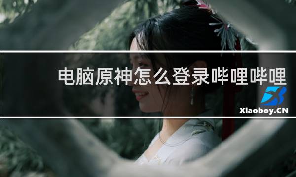 电脑原神怎么登录哔哩哔哩