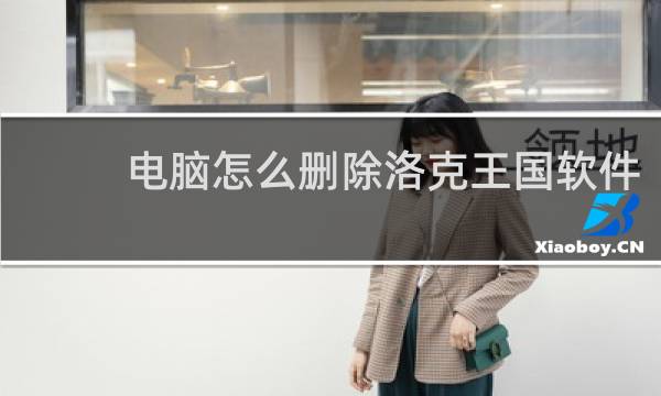 电脑怎么删除洛克王国软件