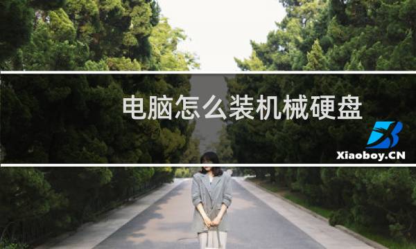 电脑怎么装机械硬盘