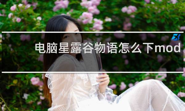 电脑星露谷物语怎么下mod