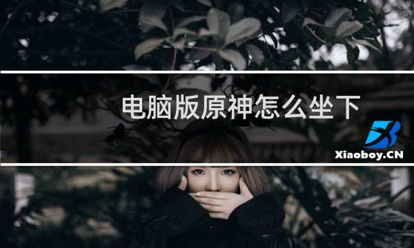 电脑版原神怎么坐下