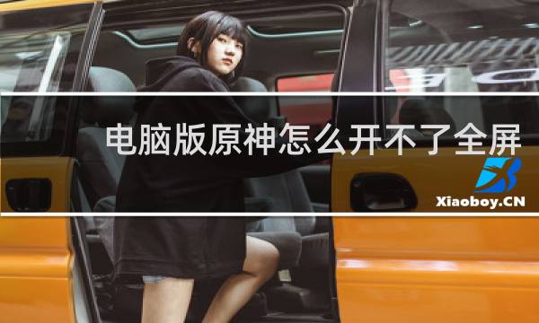 电脑版原神怎么开不了全屏