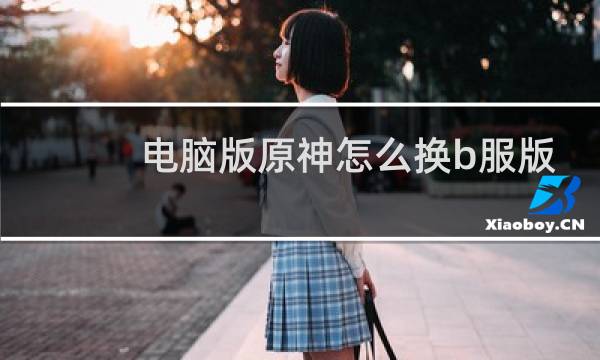 电脑版原神怎么换b服版