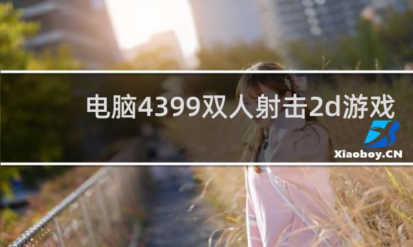 电脑4399双人射击2d游戏