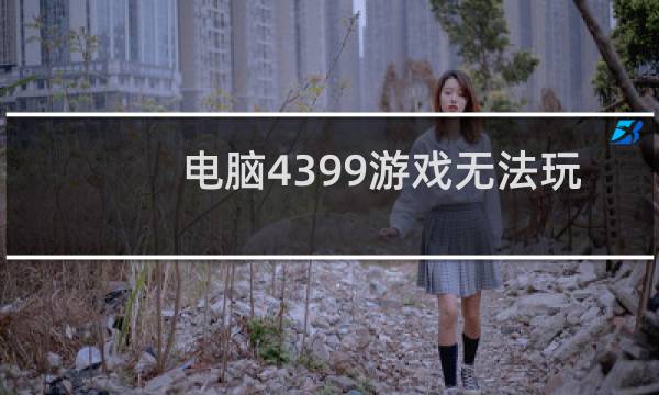 电脑4399游戏无法玩