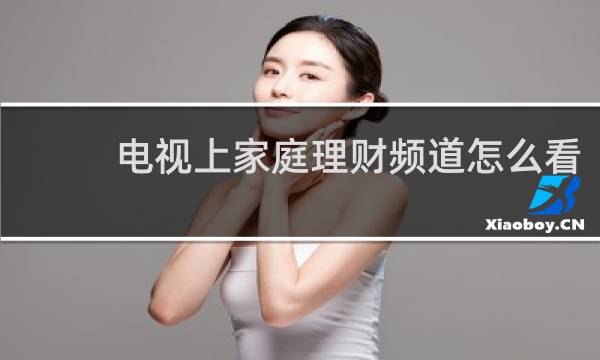 电视上家庭理财频道怎么看
