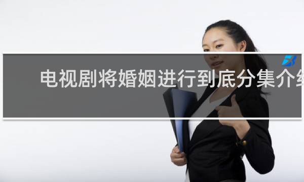 电视剧将婚姻进行到底分集介绍