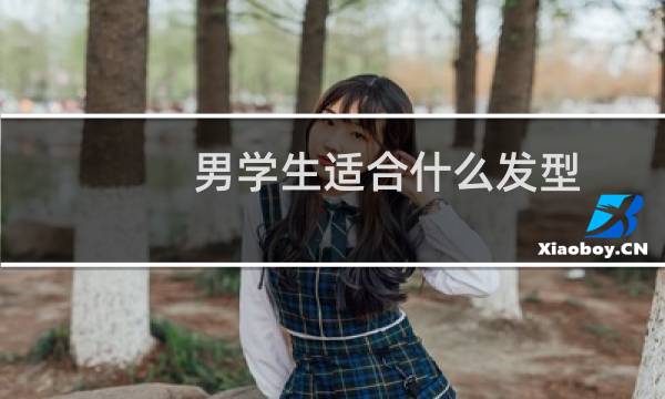 男学生适合什么发型 初中 高中