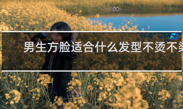 男生方脸适合什么发型不烫不染