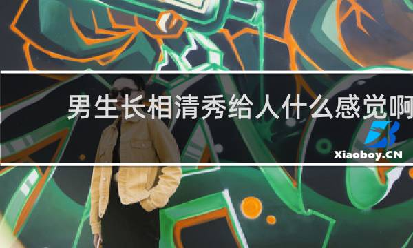 男生长相清秀给人什么感觉啊