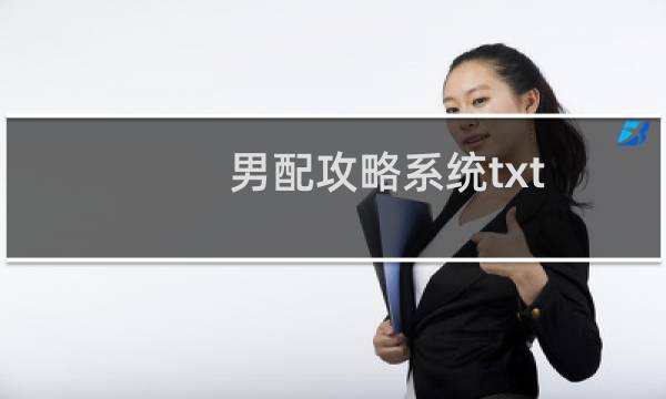 男配攻略系统txt