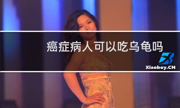 癌症病人可以吃乌龟吗