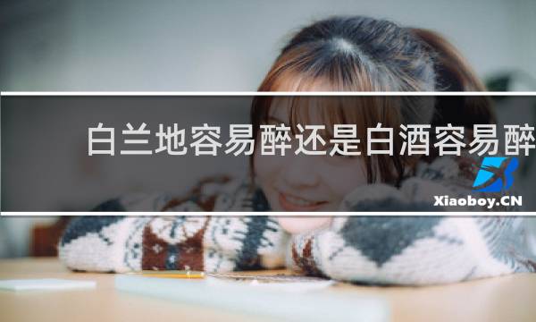 白兰地容易醉还是白酒容易醉