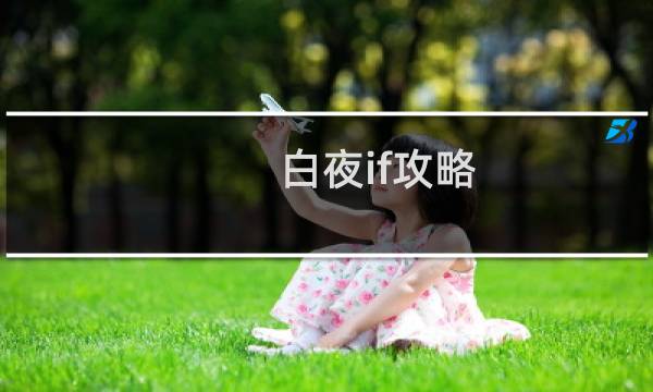 白夜if攻略