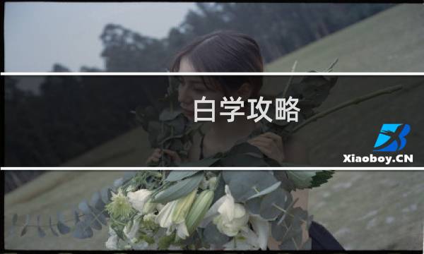 白学攻略