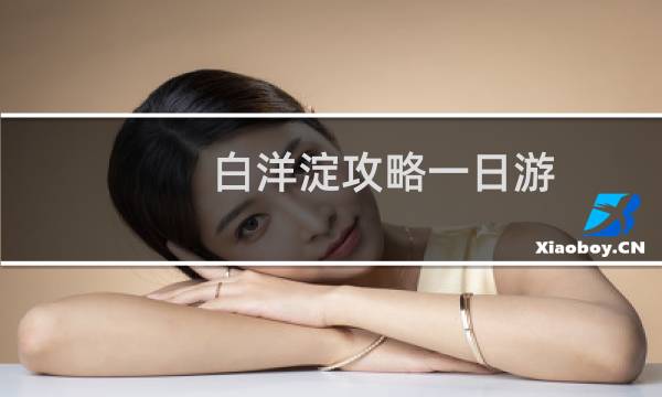 白洋淀攻略一日游