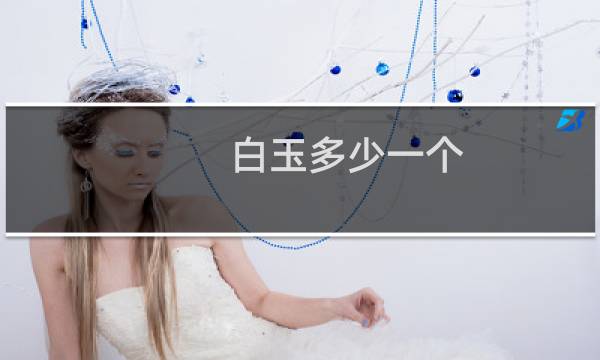 白玉多少一个