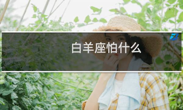 白羊座怕什么?