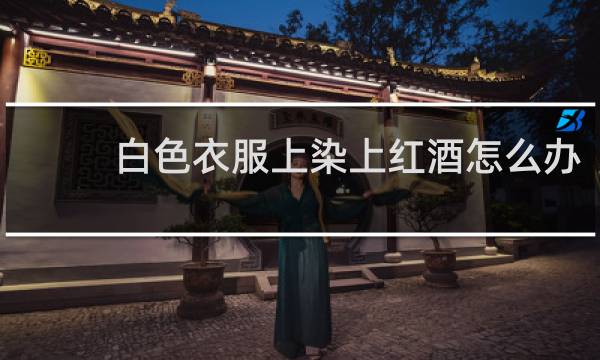 白色衣服上染上红酒怎么办