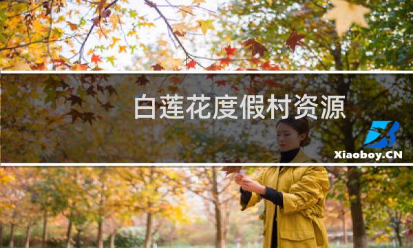白蓮花度假村資源
