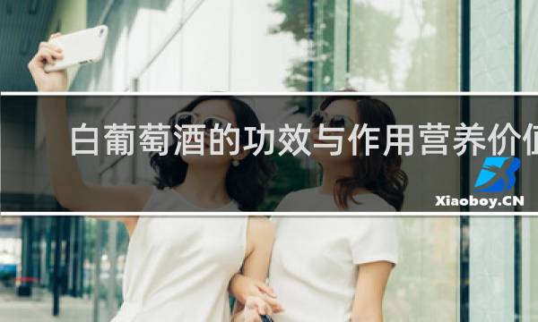白葡萄酒的功效与作用营养价值