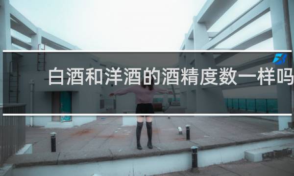 白酒和洋酒的酒精度数一样吗