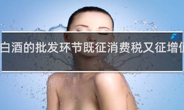 白酒的批发环节既征消费税又征增值税吗