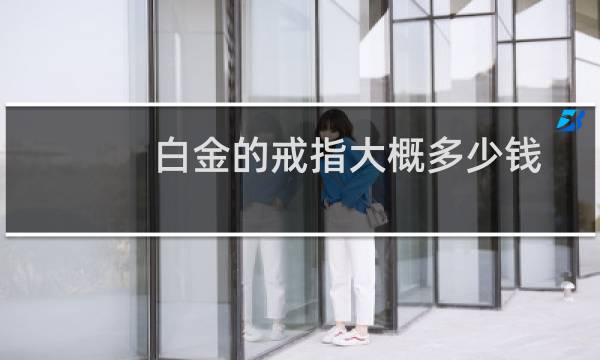 白金的戒指大概多少钱