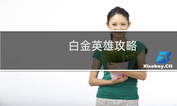 白金英雄攻略