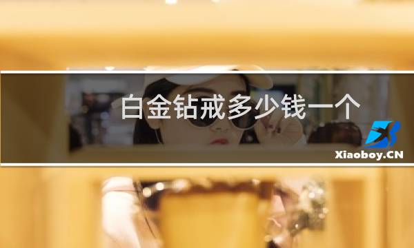 白金钻戒多少钱一个