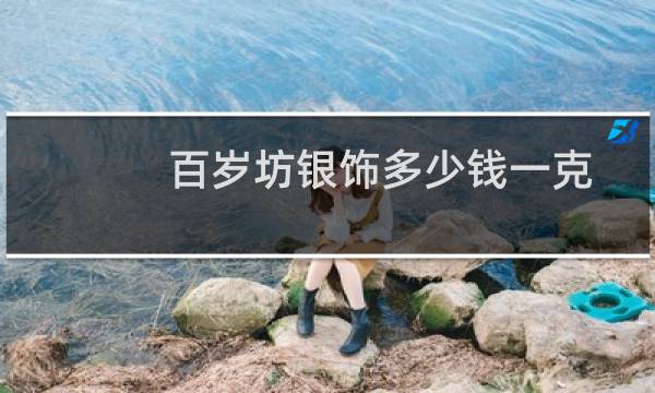 百岁坊银饰多少钱一克