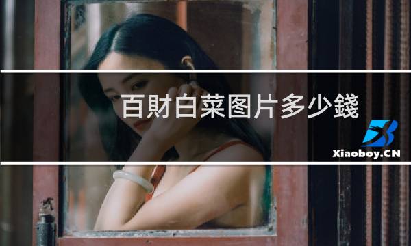 百財白菜图片多少錢