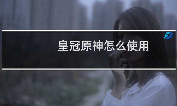 皇冠原神怎么使用