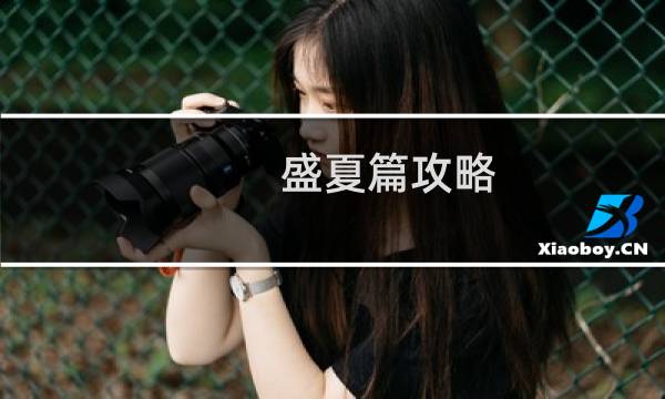 盛夏篇攻略