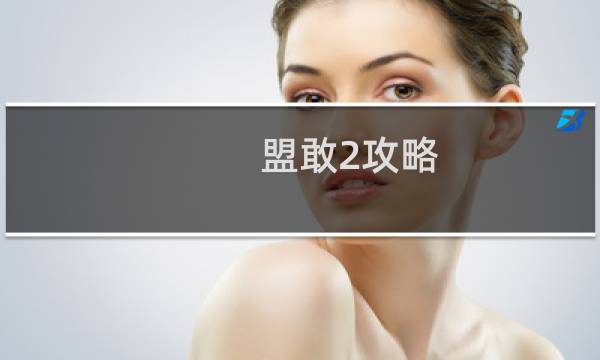 盟敢2攻略