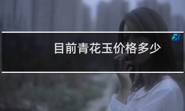 目前青花玉价格多少