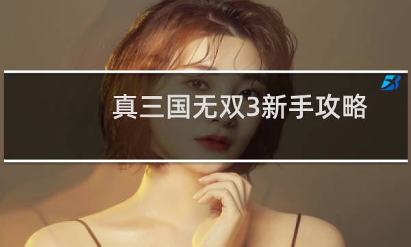 真三国无双3新手攻略