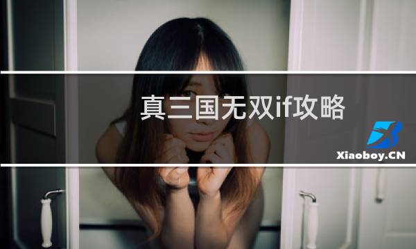真三国无双if攻略