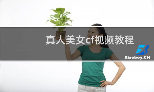 真人美女cf视频教程